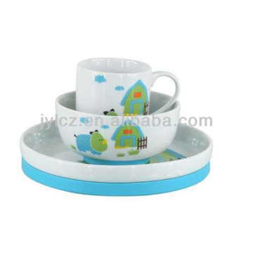 kids porcelain dinnerware set